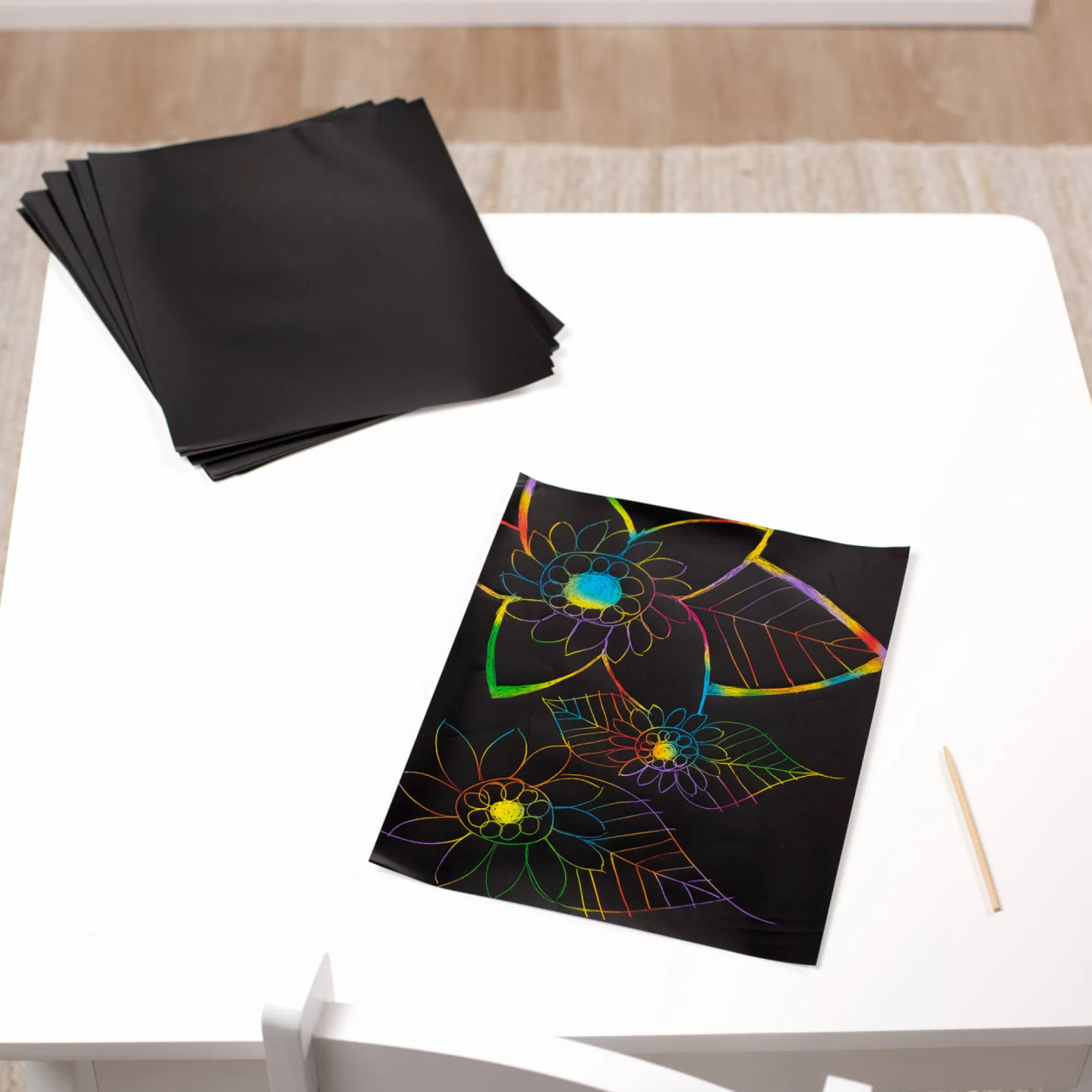 Scratch Art Paper Multicolor (50 sheets)>Melissa & Doug New