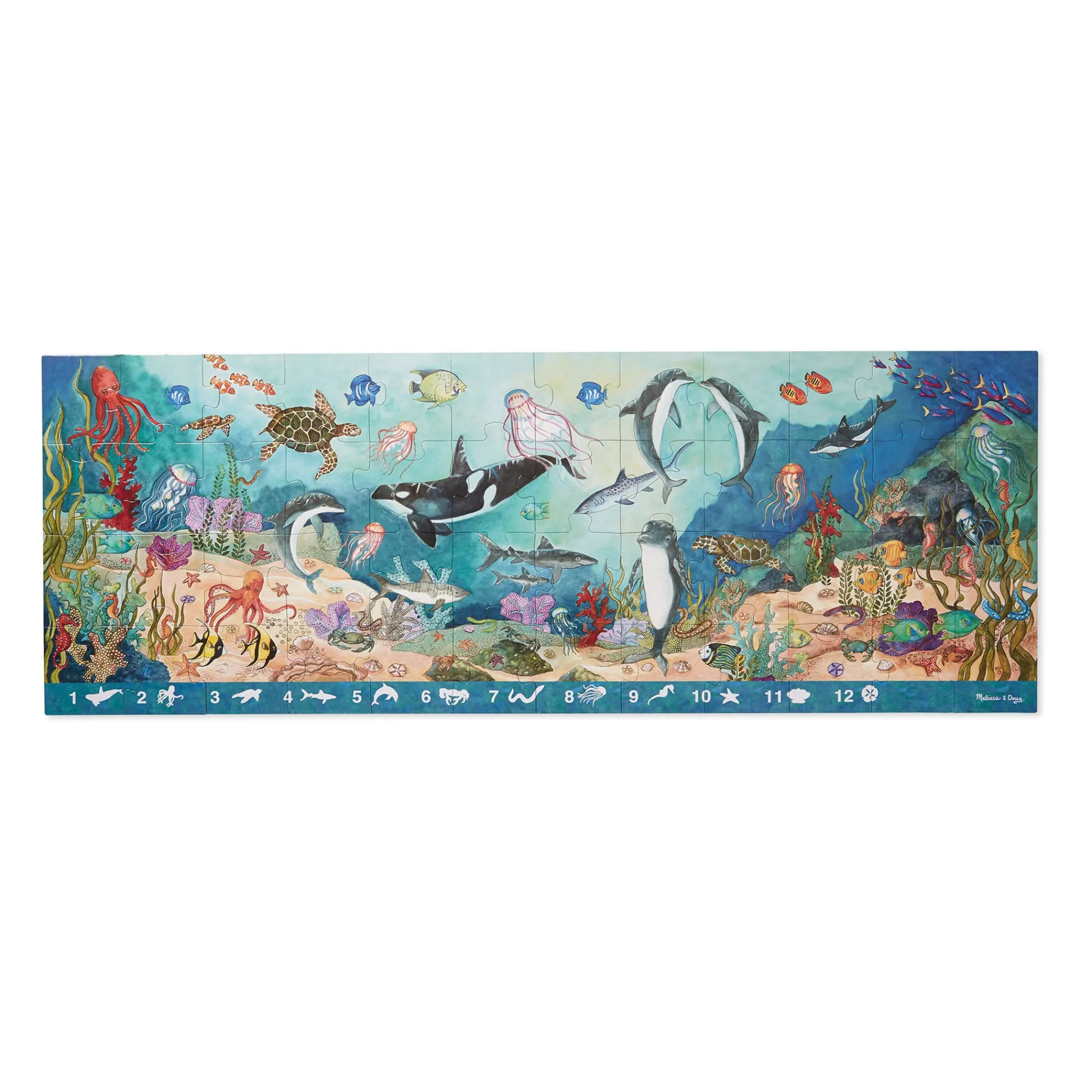 Search & Find Beneath the Waves Floor Puzzle - 48 Pieces>Melissa & Doug Discount