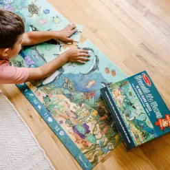 Search & Find Beneath the Waves Floor Puzzle - 48 Pieces><noscript><img width=