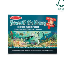 Search & Find Beneath the Waves Floor Puzzle - 48 Pieces><noscript><img width=