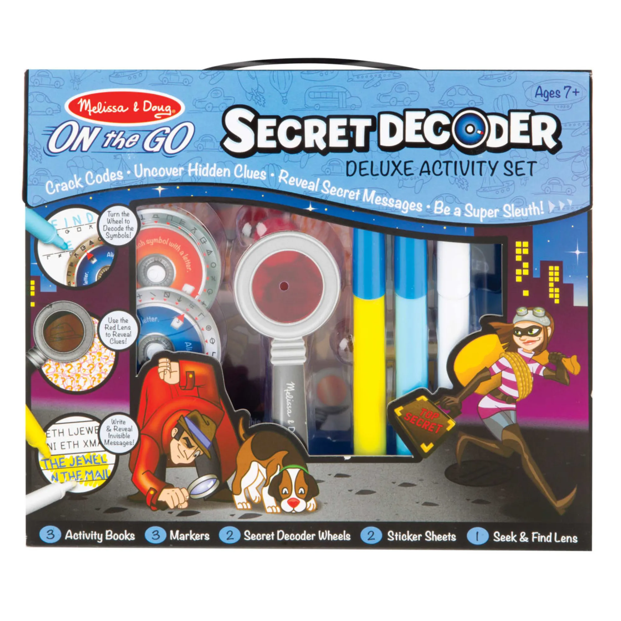 Secret Decoder Deluxe Activity Set - On the Go>Melissa & Doug Best