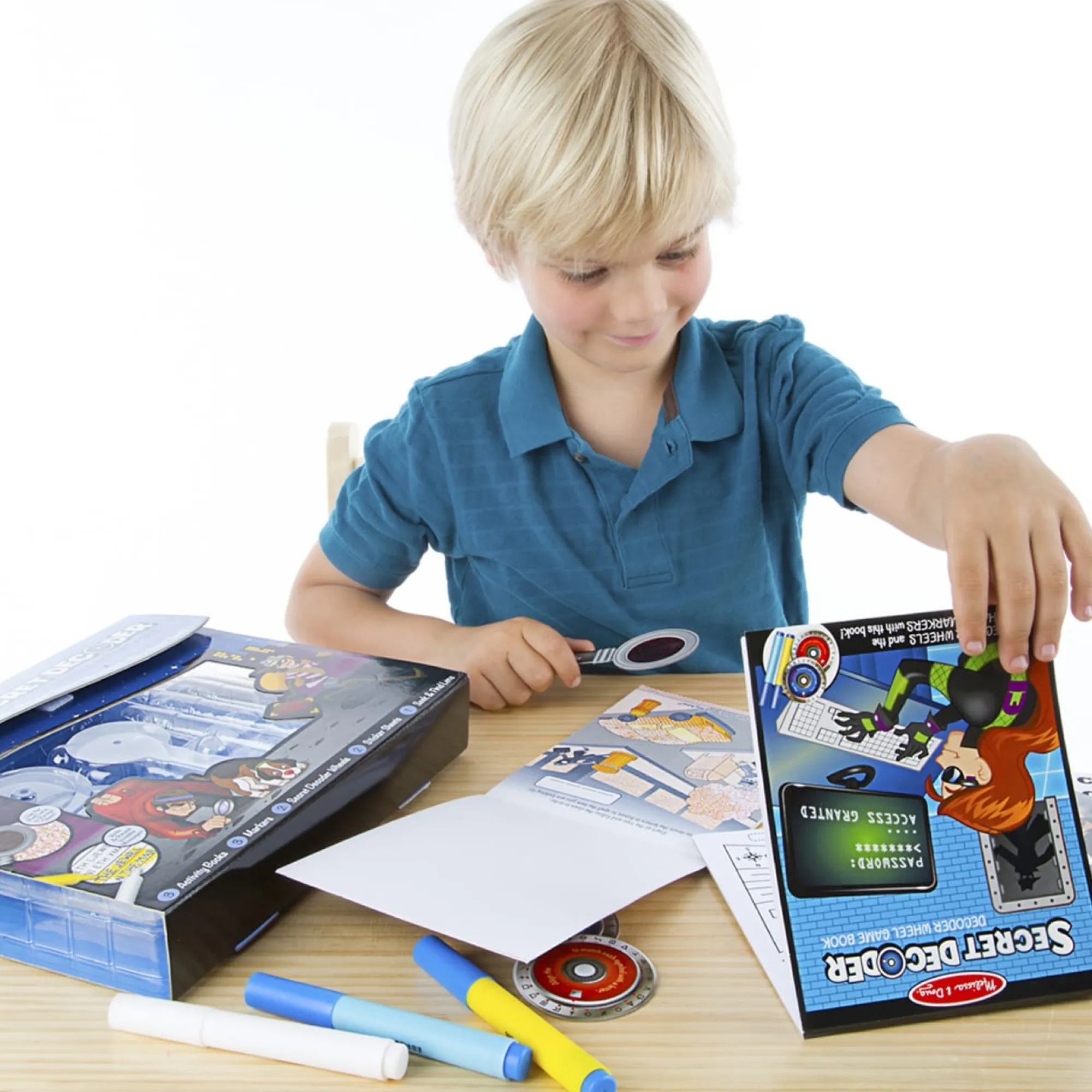 Secret Decoder Deluxe Activity Set - On the Go>Melissa & Doug Best