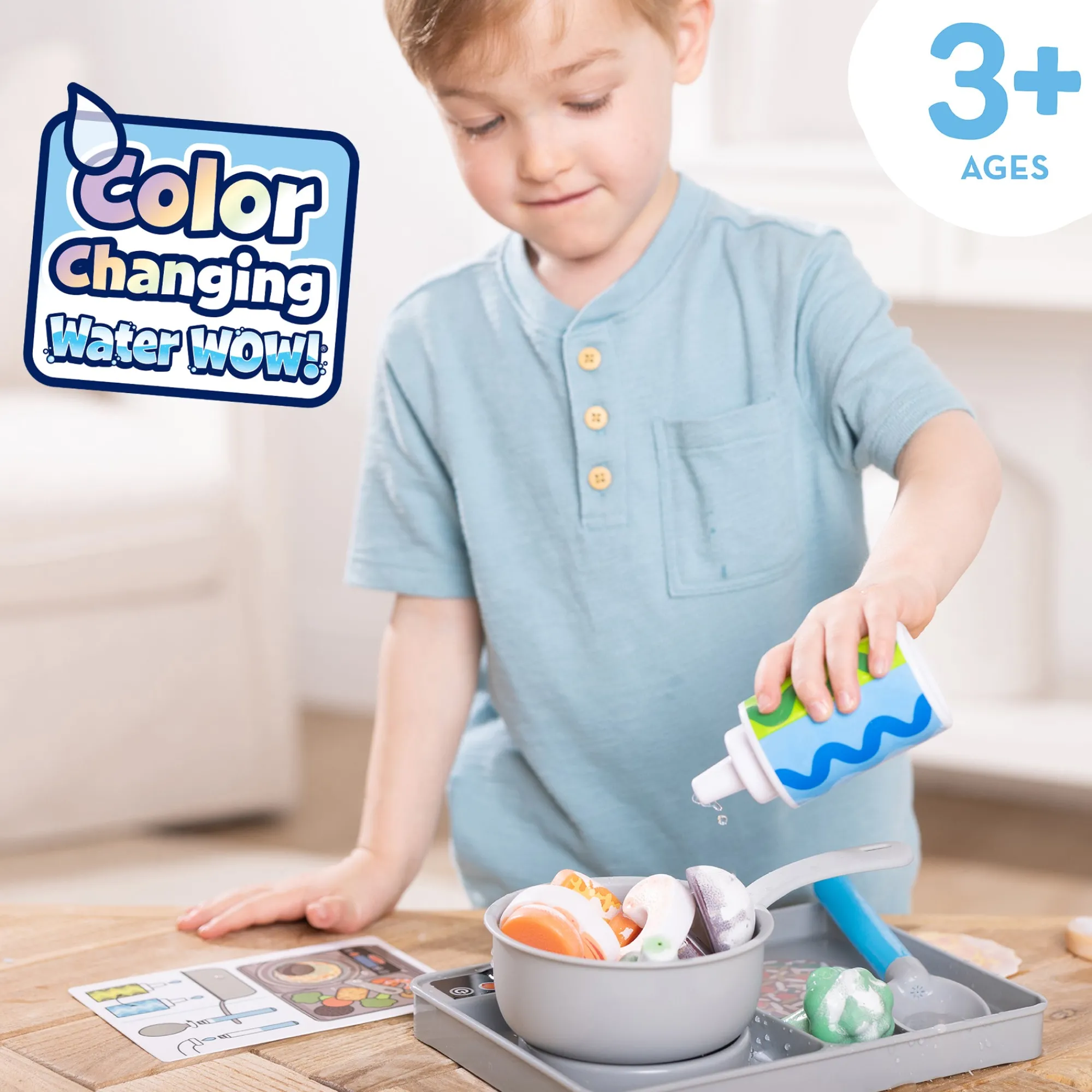 Simmer & Stir Stovetop Play Set with Color Changing Water WOW!>Melissa & Doug Sale