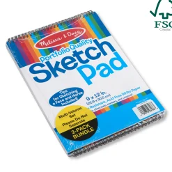 Sketch Pad 2-Pack (9-Inch x 12-Inch)>Melissa & Doug New