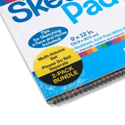 Sketch Pad 2-Pack (9-Inch x 12-Inch)><noscript><img width=