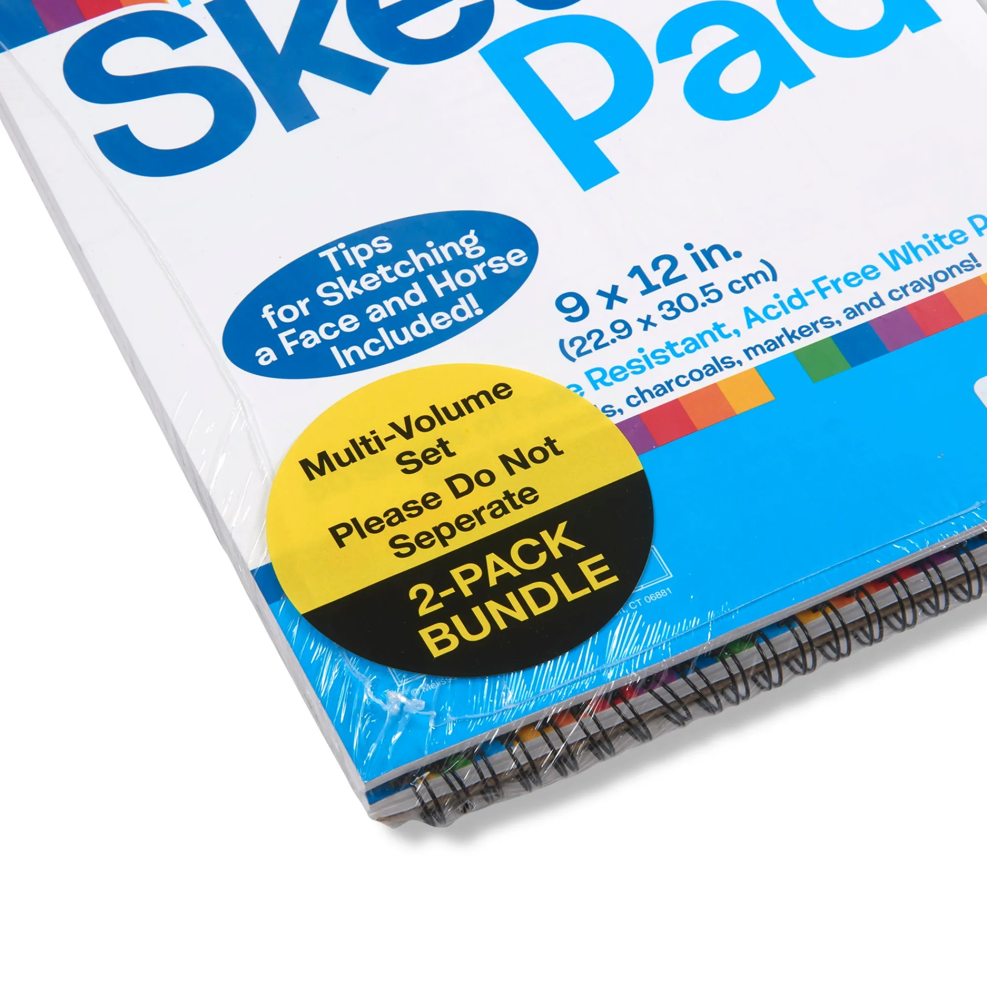 Sketch Pad 2-Pack (9-Inch x 12-Inch)>Melissa & Doug New