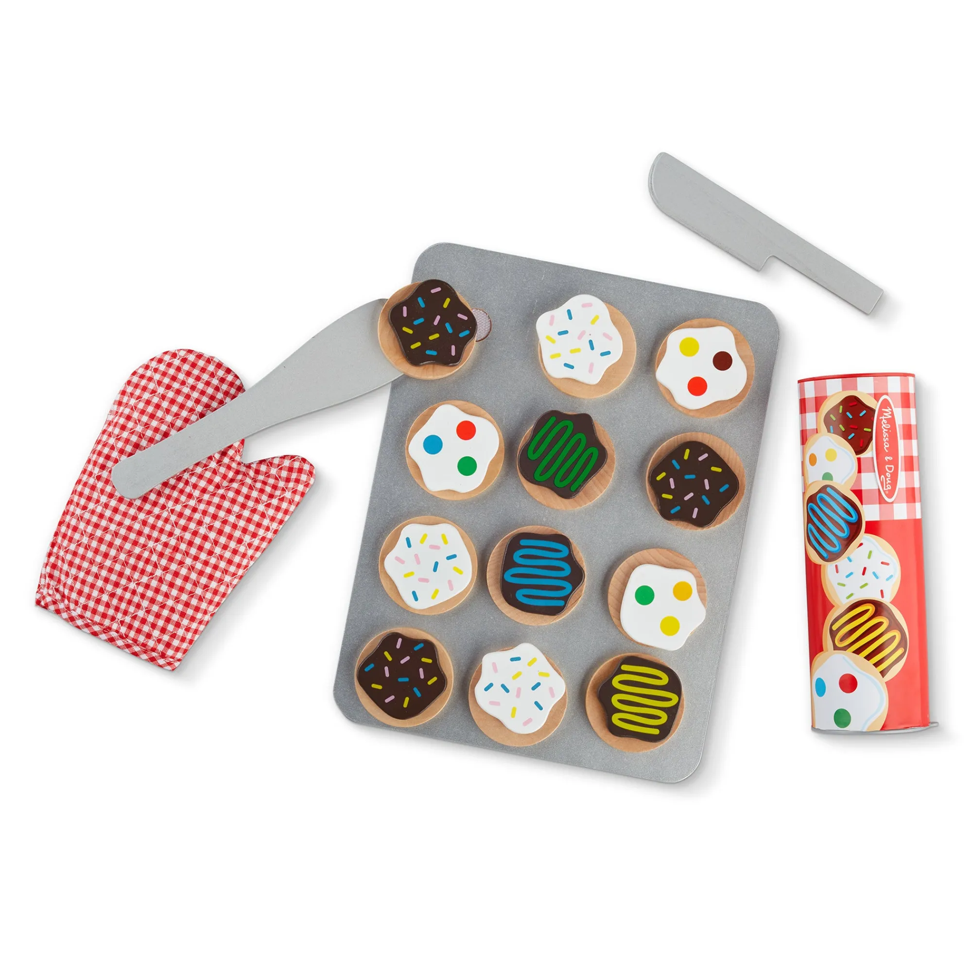 Slice & Bake Cookie Set - Wooden Play Food>Melissa & Doug