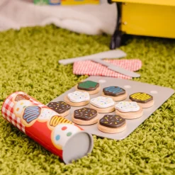 Slice & Bake Cookie Set - Wooden Play Food><noscript><img width=