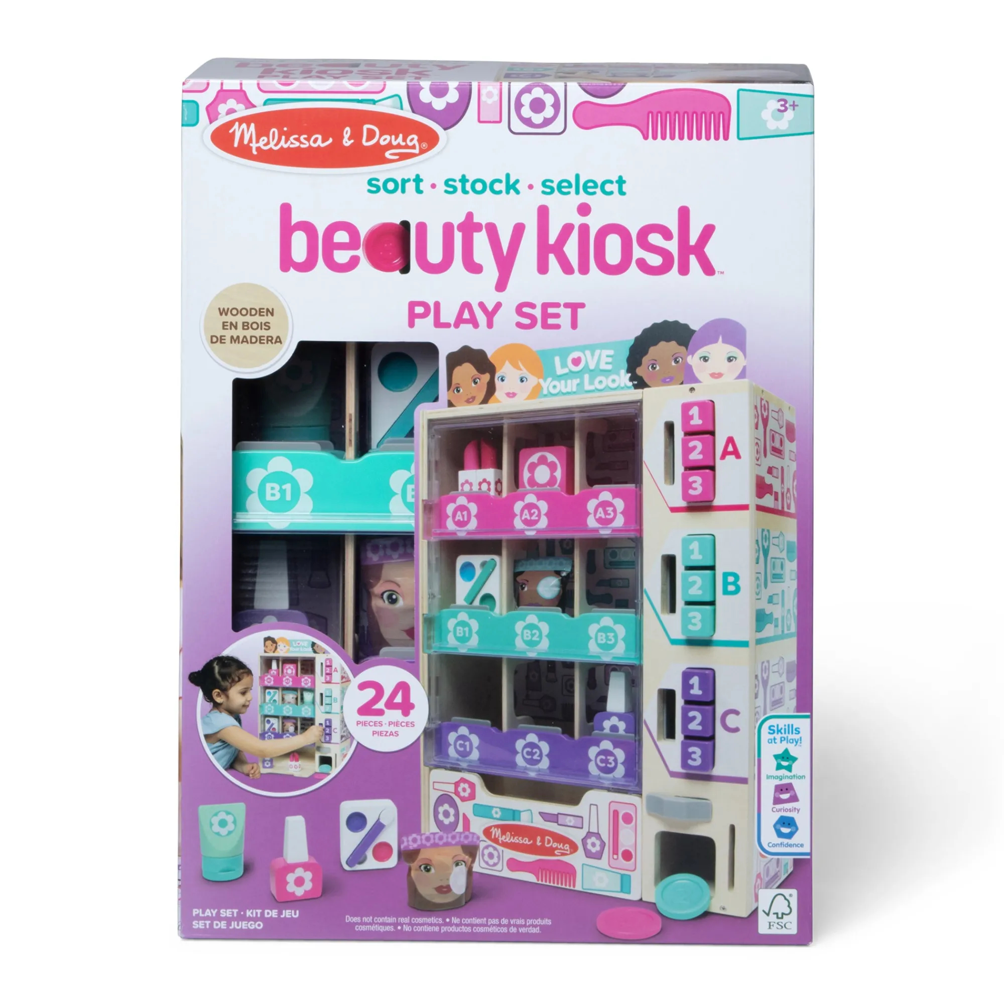 Sort, Stock, Select Beauty Kiosk Play Set>Melissa & Doug New