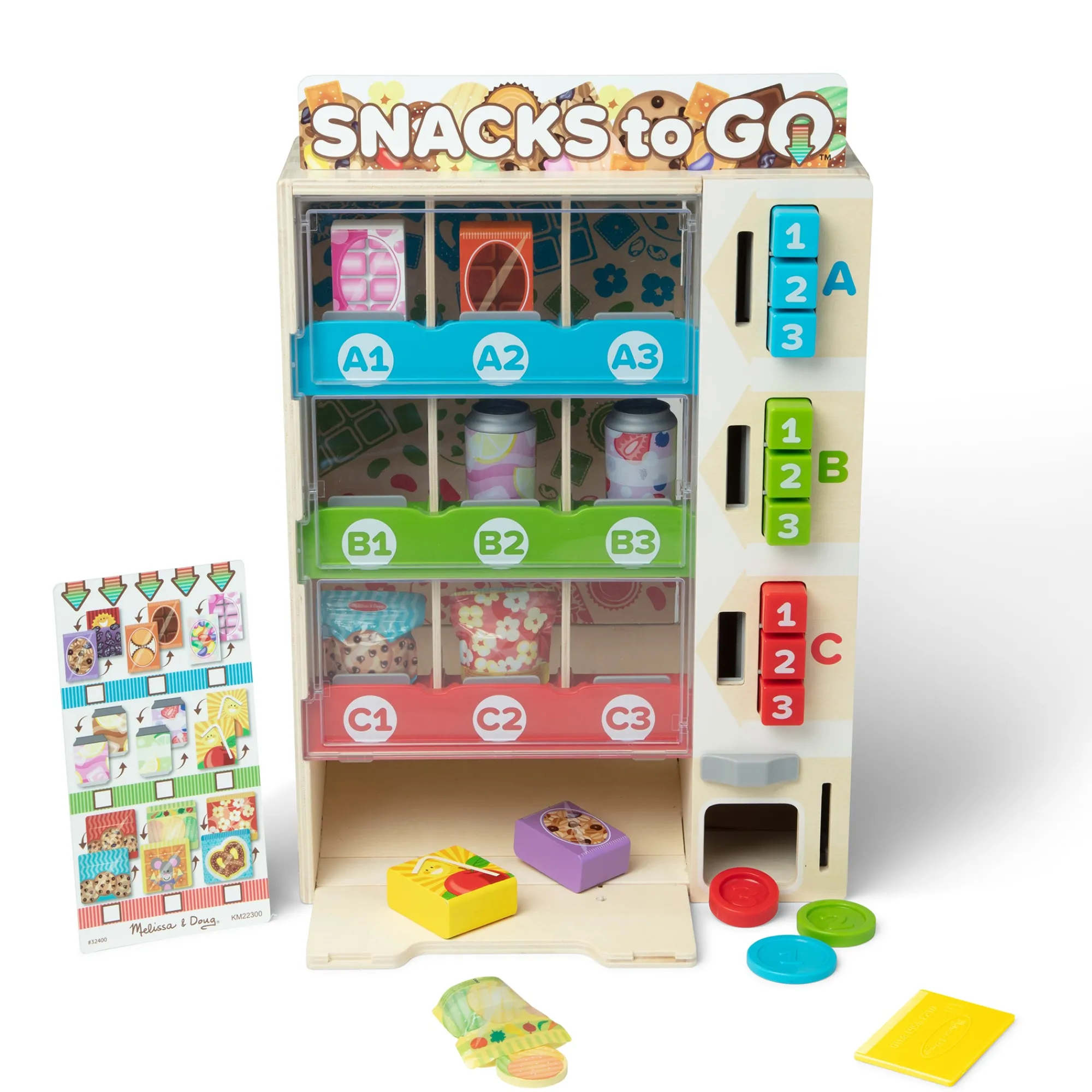 Sort, Stock, Select Wooden Vending Machine Play Set>Melissa & Doug Discount