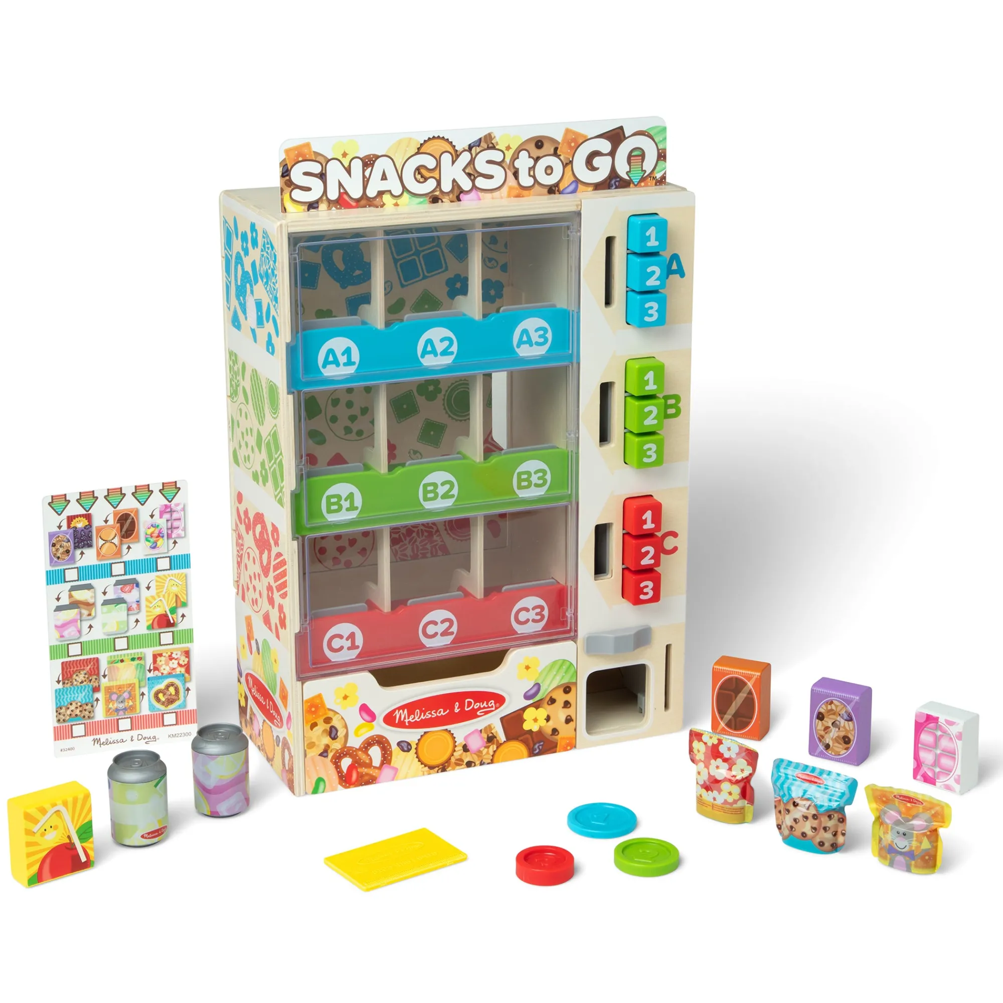 Sort, Stock, Select Wooden Vending Machine Play Set>Melissa & Doug Discount