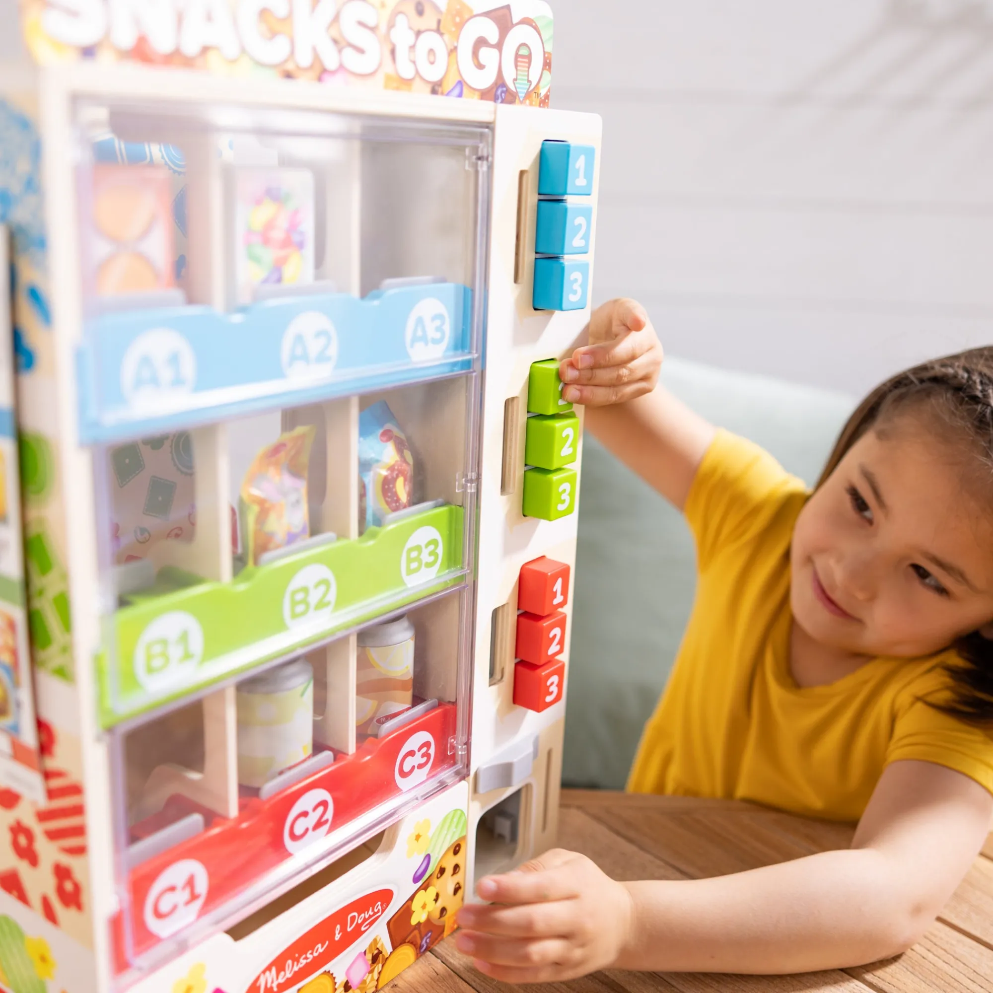 Sort, Stock, Select Wooden Vending Machine Play Set>Melissa & Doug Discount