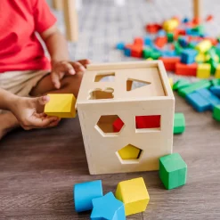 Stack, Sort & Pound Wooden Toy Collection><noscript><img width=