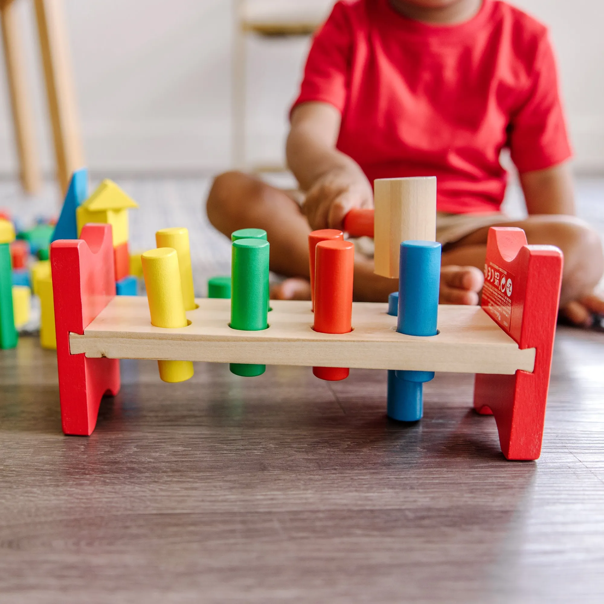 Stack, Sort & Pound Wooden Toy Collection>Melissa & Doug Online