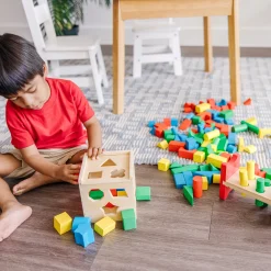 Stack, Sort & Pound Wooden Toy Collection><noscript><img width=