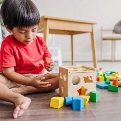 Stack, Sort & Pound Wooden Toy Collection><noscript><img width=
