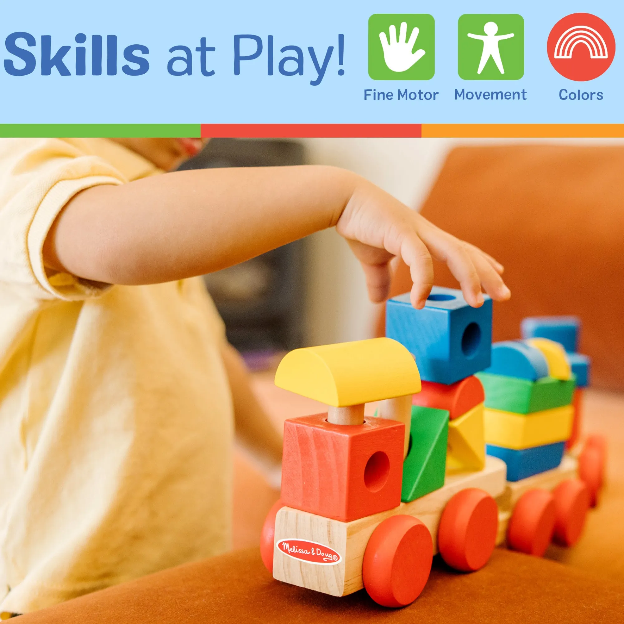 Stacking Train Toddler Toy>Melissa & Doug Outlet