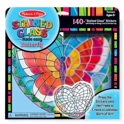 Stained Glass Made Easy - Butterfly><noscript><img width=