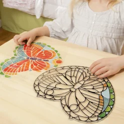 Stained Glass Made Easy - Butterfly><noscript><img width=