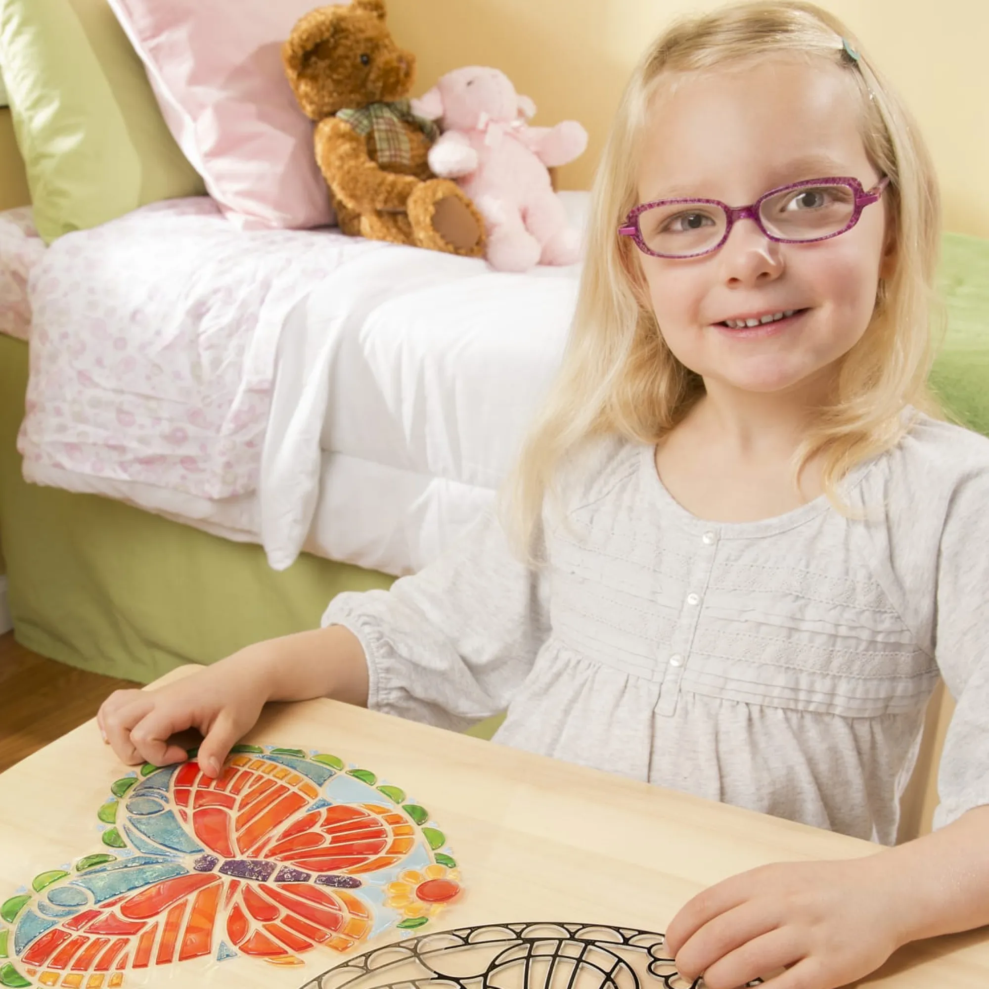 Stained Glass Made Easy - Butterfly>Melissa & Doug