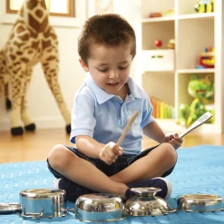 Stainless Steel Pots & Pans Play Set>Melissa & Doug Online