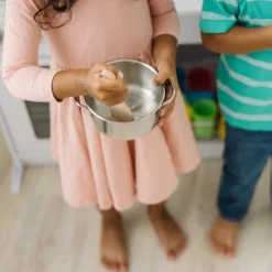 Stainless Steel Pots & Pans Play Set><noscript><img width=