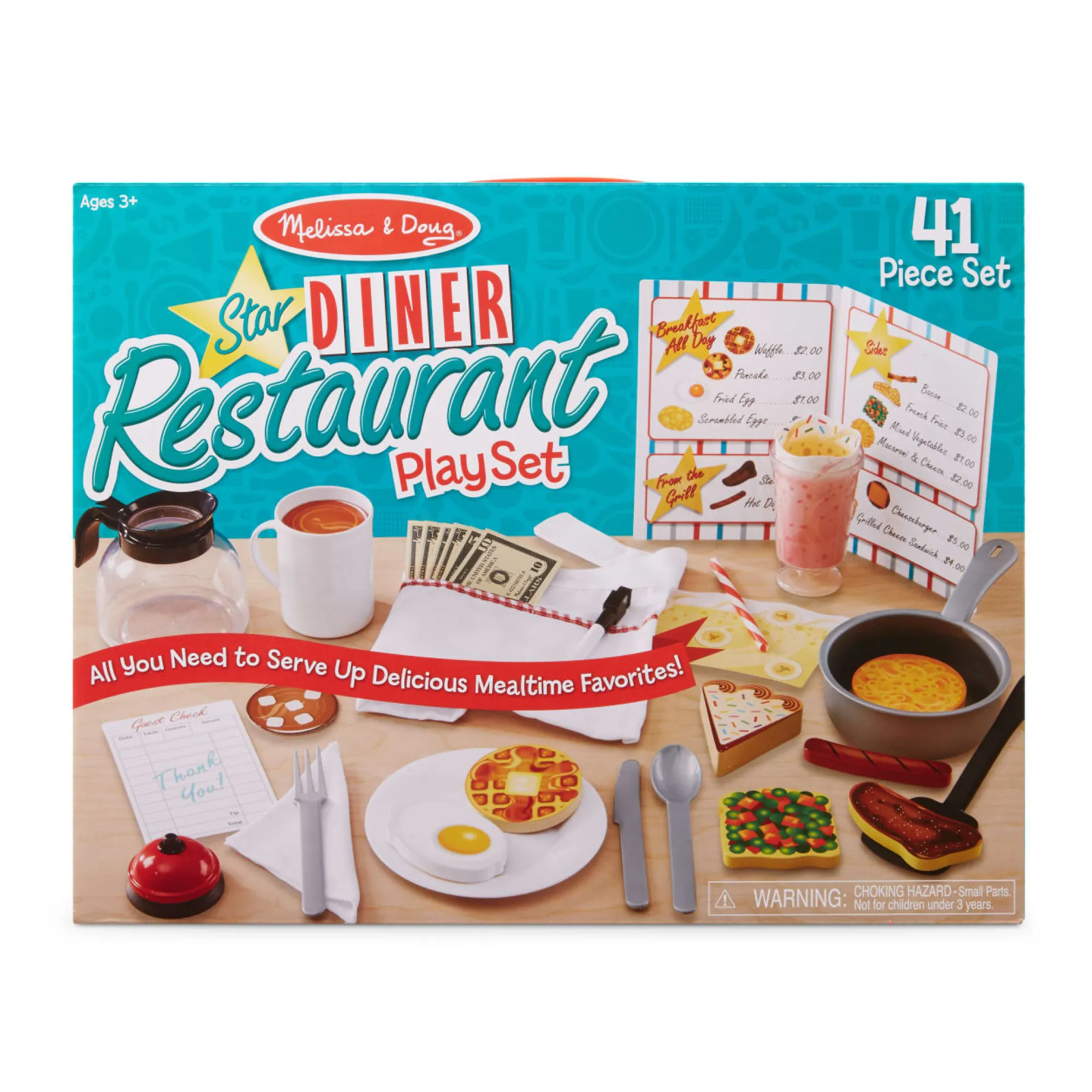 Star Diner Restaurant Play Set>Melissa & Doug Hot
