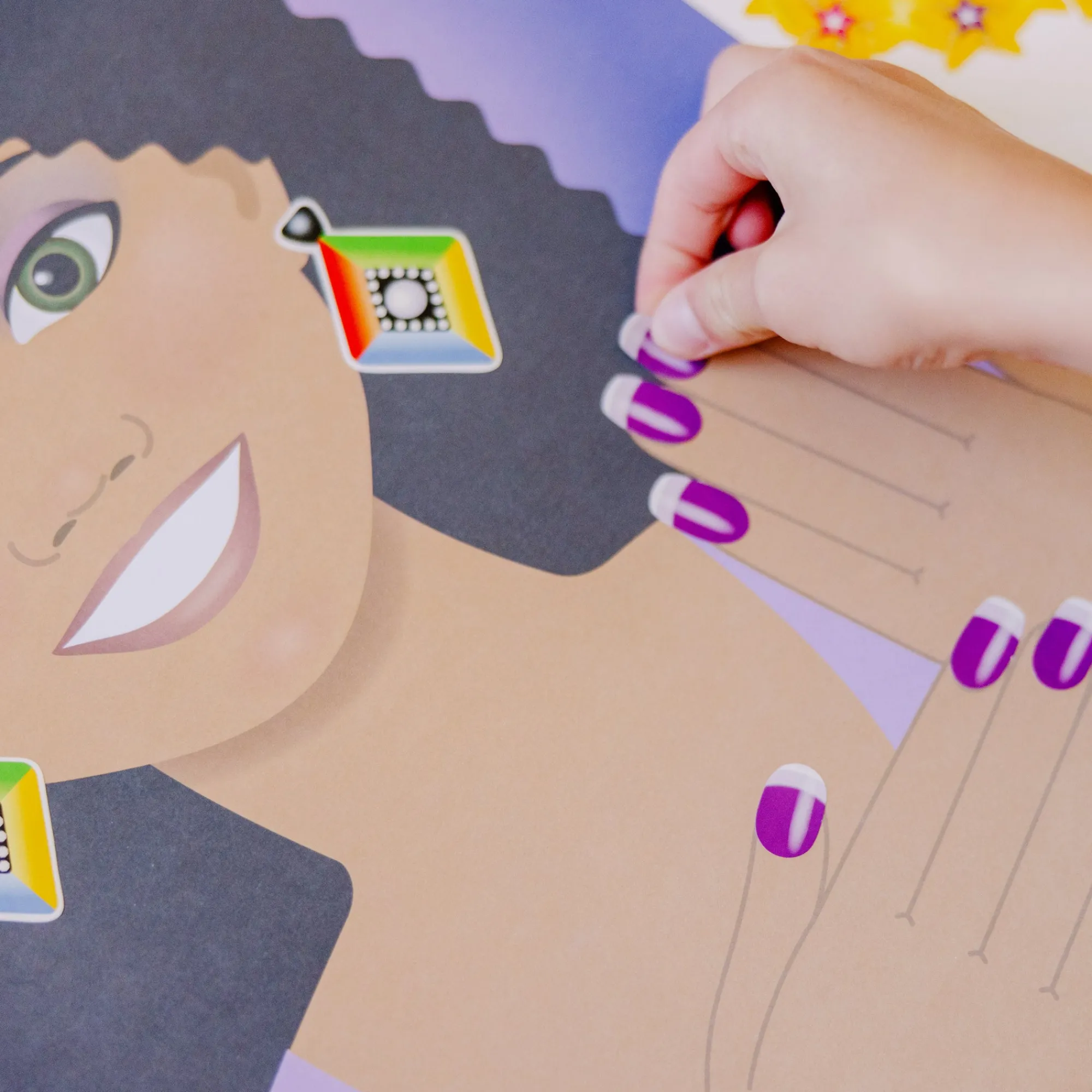 Sticker Pad - Jewelry & Nails Glitter Collection>Melissa & Doug Discount