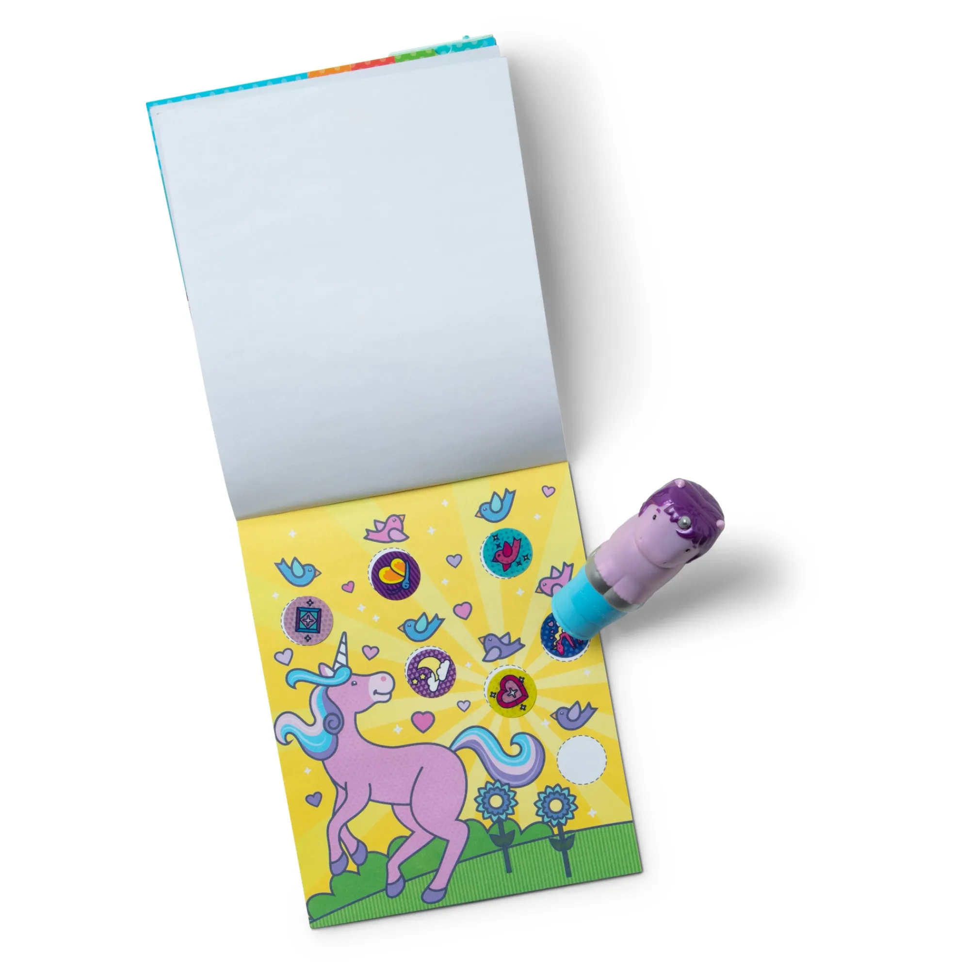 Sticker WOW!™ Activity Pad & Sticker Stamper - Purple Unicorn>Melissa & Doug Online