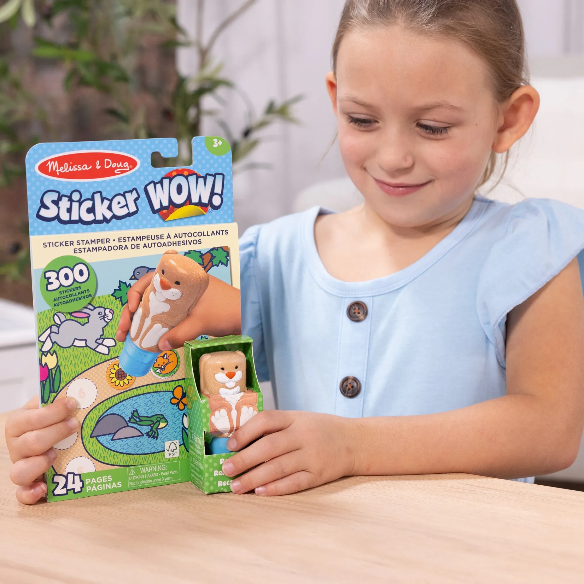 Sticker WOW!™ Activity Pad & Sticker Stamper - Bunny>Melissa & Doug Hot