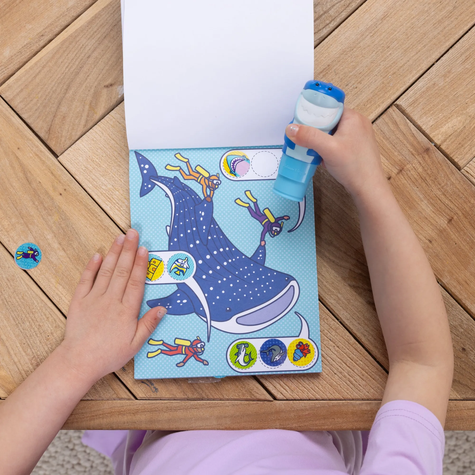 Sticker WOW!™ Activity Pad & Sticker Stamper - Shark>Melissa & Doug Clearance