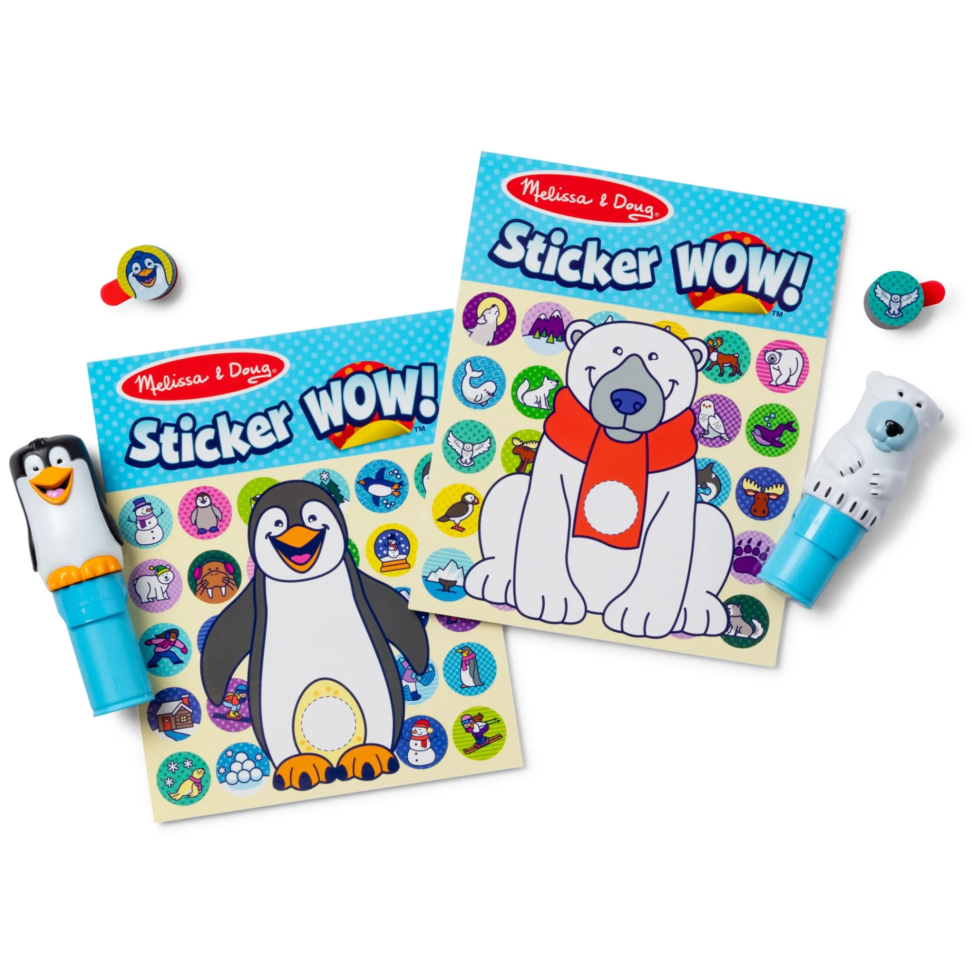 Sticker WOW!® Activity Pads & Sticker Stampers VALUE PACK - Winter>Melissa & Doug Hot