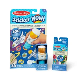 Sticker WOW!™ Astronaut Bundle: Activity Pad & Sticker Stamper + Mini Activity Pad and 200 Refill Stickers>Melissa & Doug Outlet