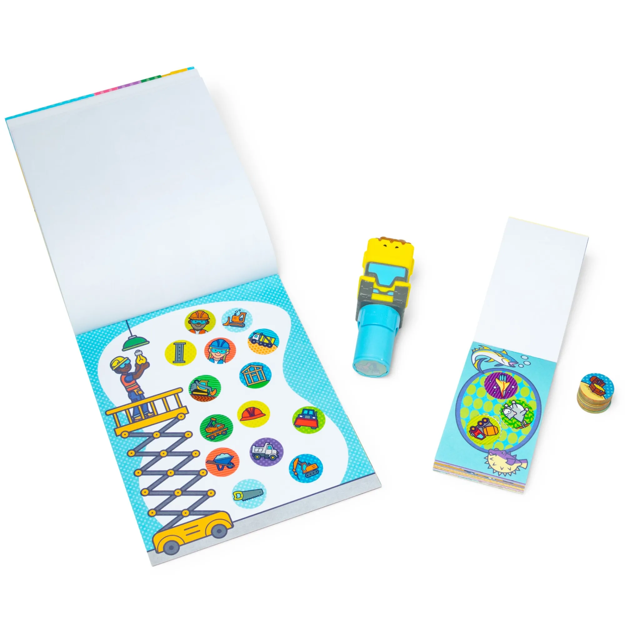Sticker WOW!™ Bulldozer Bundle: Activity Pad & Sticker Stamper + Mini Activity Pad and 200 Refill Stickers>Melissa & Doug Discount