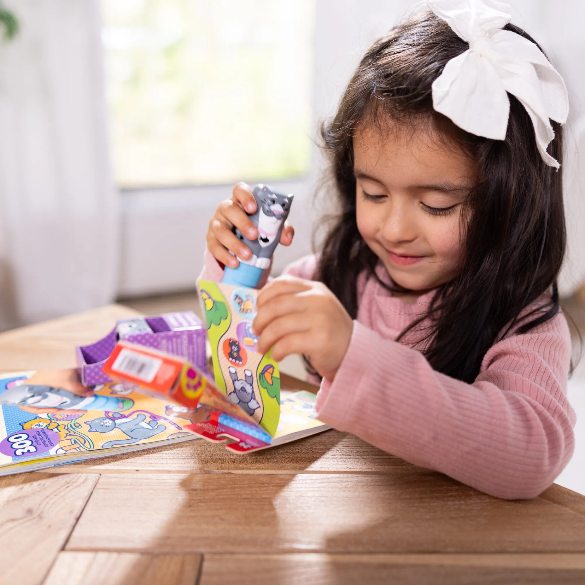 Sticker WOW!™ Cat Bundle: Activity Pad & Sticker Stamper + Mini Activity Pad and 200 Refill Stickers>Melissa & Doug Hot