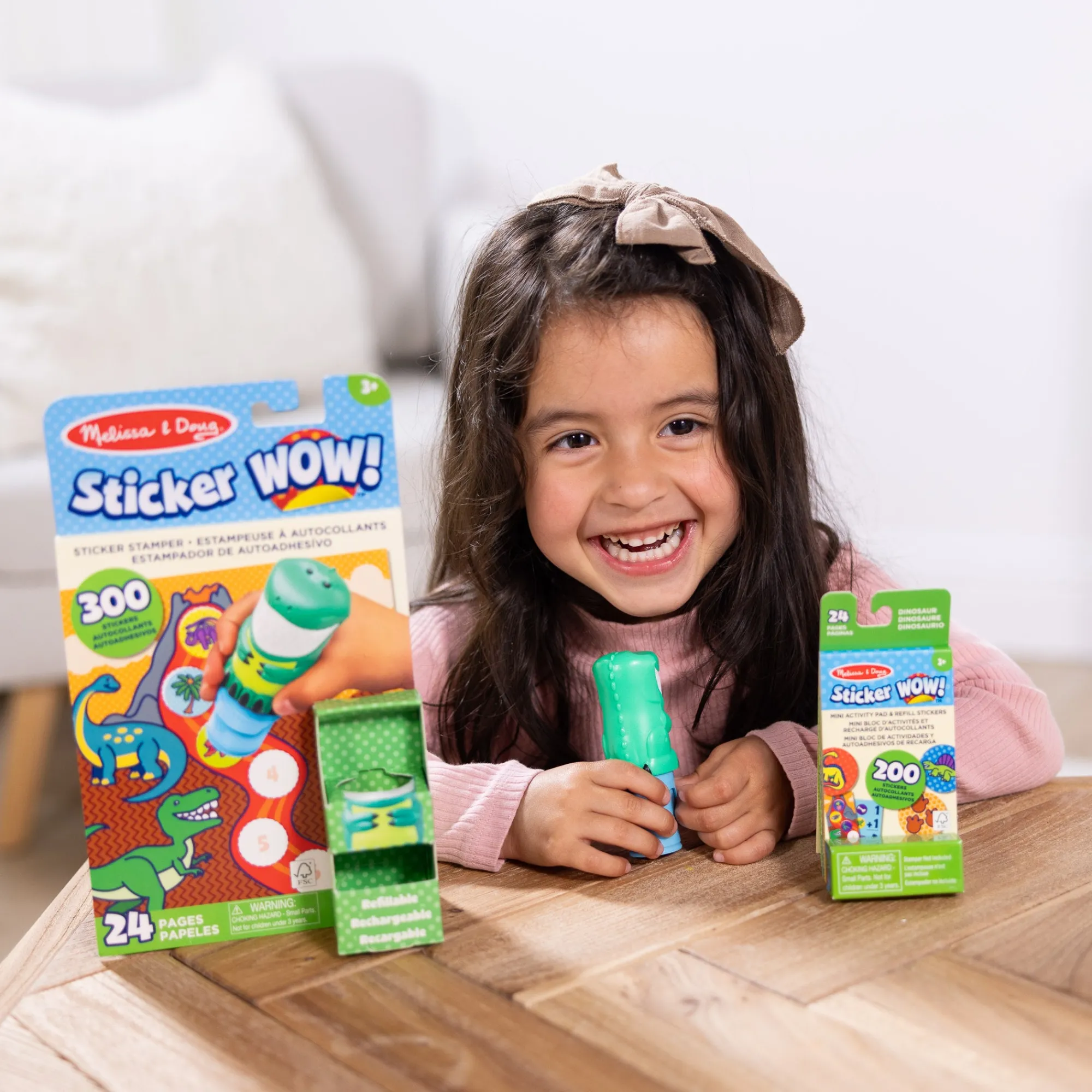Sticker WOW!™ Dinosaur Bundle: Activity Pad & Sticker Stamper + Mini Activity Pad and 200 Refill Stickers>Melissa & Doug Sale