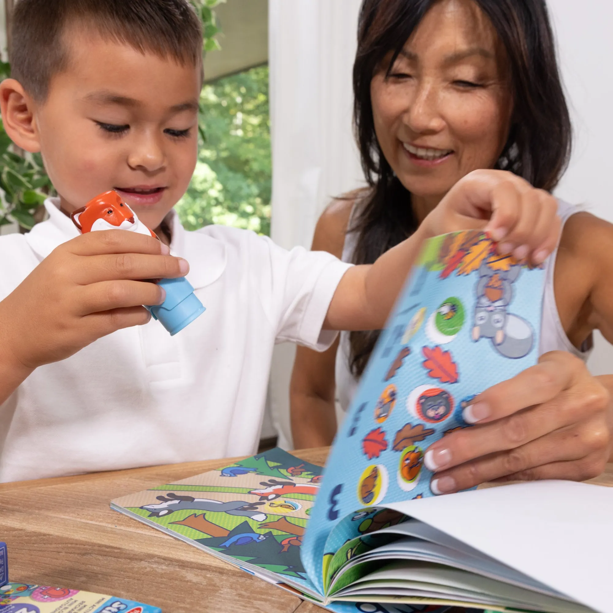 Sticker WOW!™ Fox Bundle: Activity Pad & Sticker Stamper + Mini Activity Pad and 200 Refill Stickers>Melissa & Doug Sale