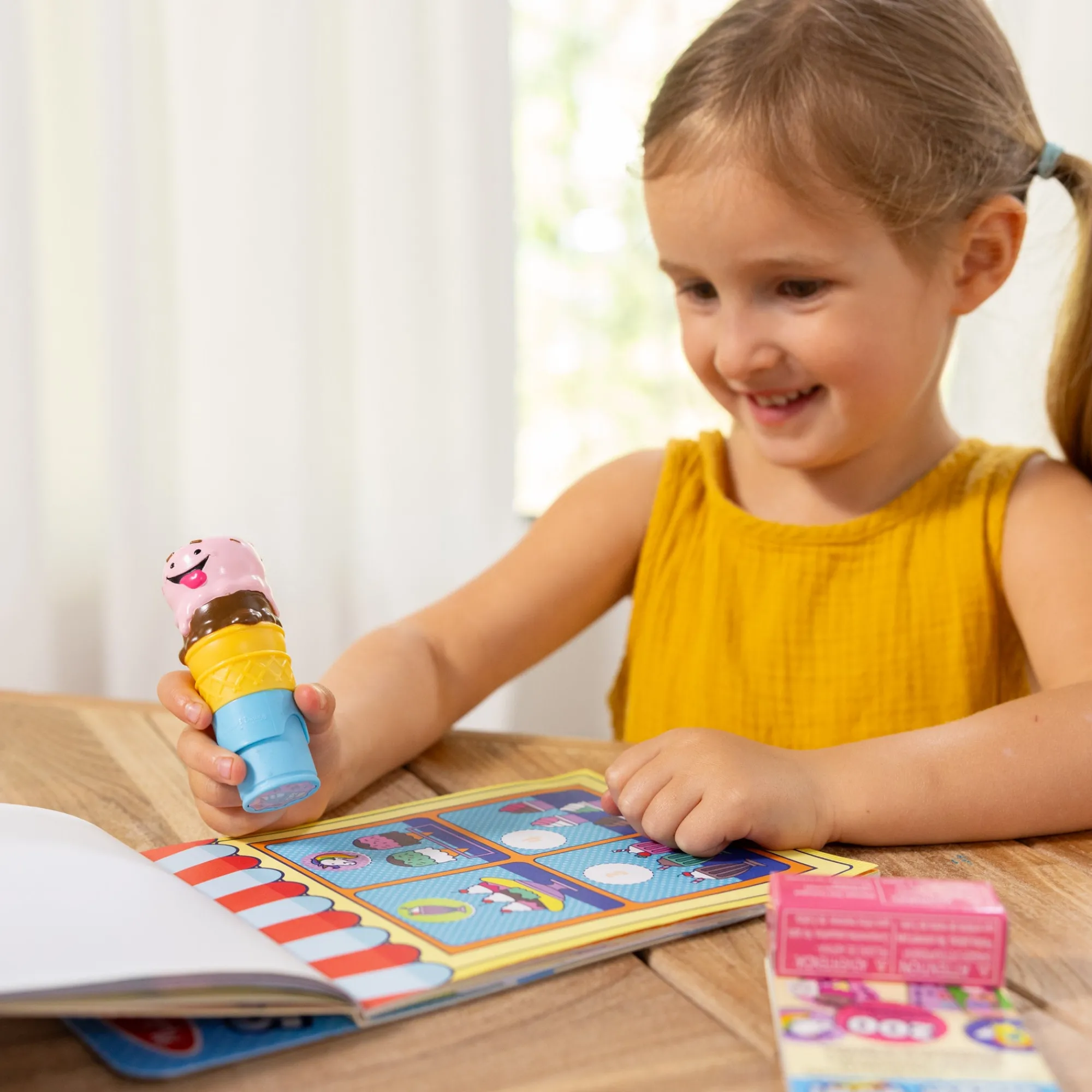 Sticker WOW!™ Ice Cream Bundle: Activity Pad & Sticker Stamper + Mini Activity Pad and 200 Refill Stickers>Melissa & Doug Discount