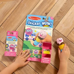 Sticker WOW!™ Ice Cream Bundle: Activity Pad & Sticker Stamper + Mini Activity Pad and 200 Refill Stickers><noscript><img width=