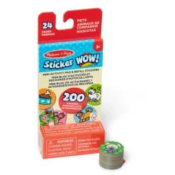 Sticker WOW!® Mini Activity Pad & Refill Stickers - Pets (200+ Stickers, Stamper Not Included)>Melissa & Doug New