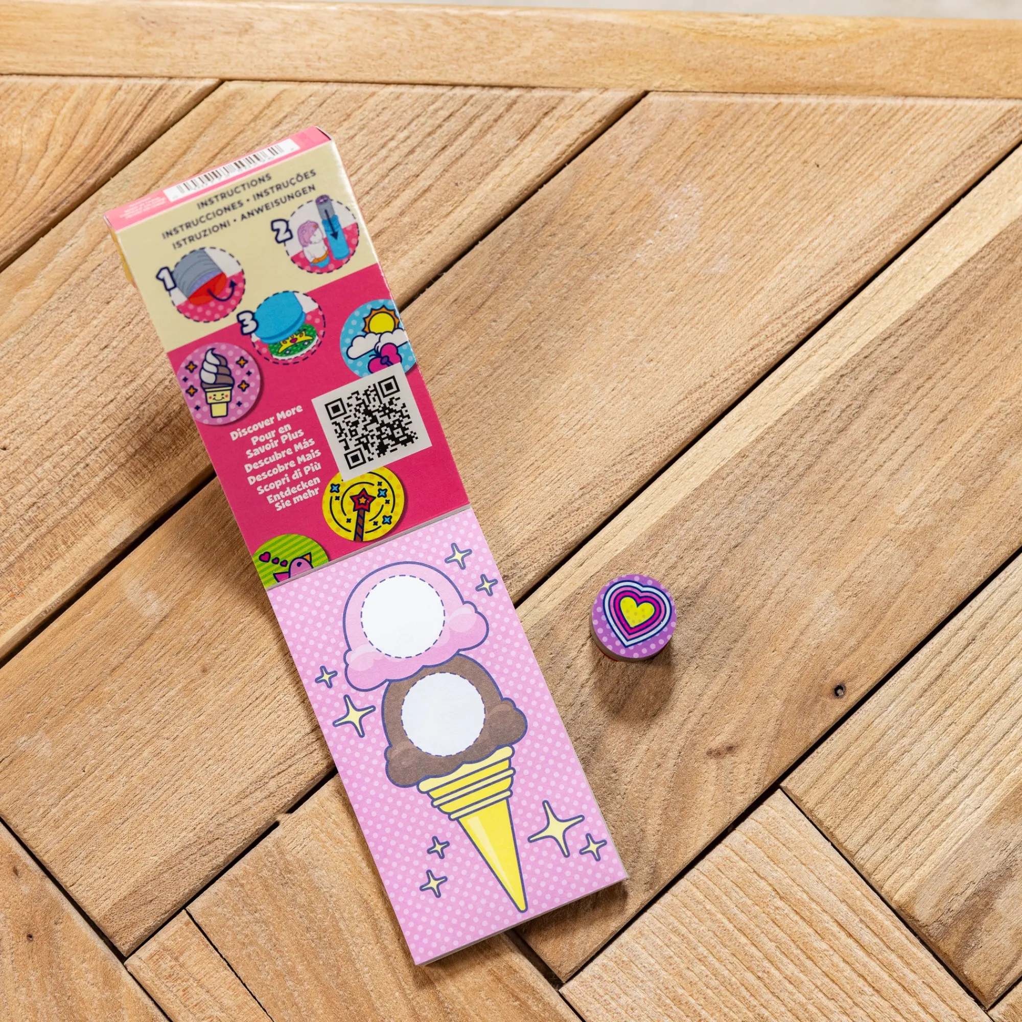 Sticker WOW!® Mini Activity Pad & Refill Stickers - Favorite Things (200+ Stickers, Stamper Not Included)>Melissa & Doug New