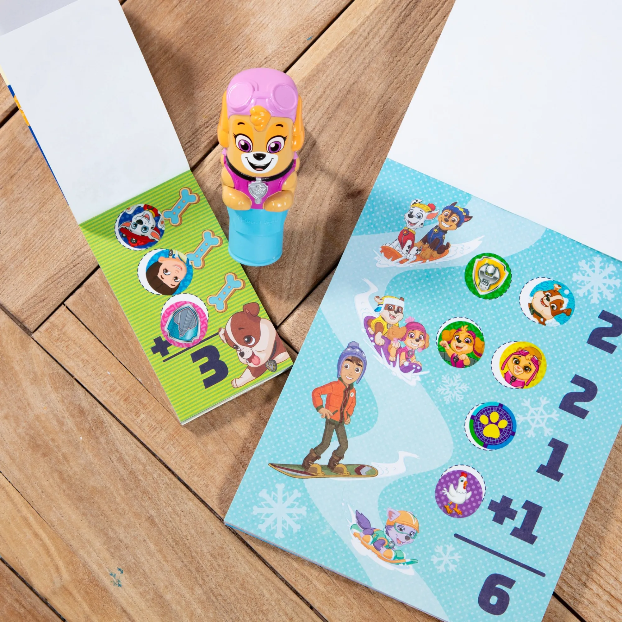 Sticker WOW!™ PAW Patrol Skye Bundle: Activity Pad & Sticker Stamper + Mini Activity Pad and 200 Refill Stickers>Melissa & Doug Clearance