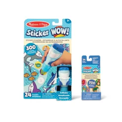 Sticker WOW!™ Shark Bundle: Activity Pad & Sticker Stamper + Mini Activity Pad and 200 Refill Stickers>Melissa & Doug Discount
