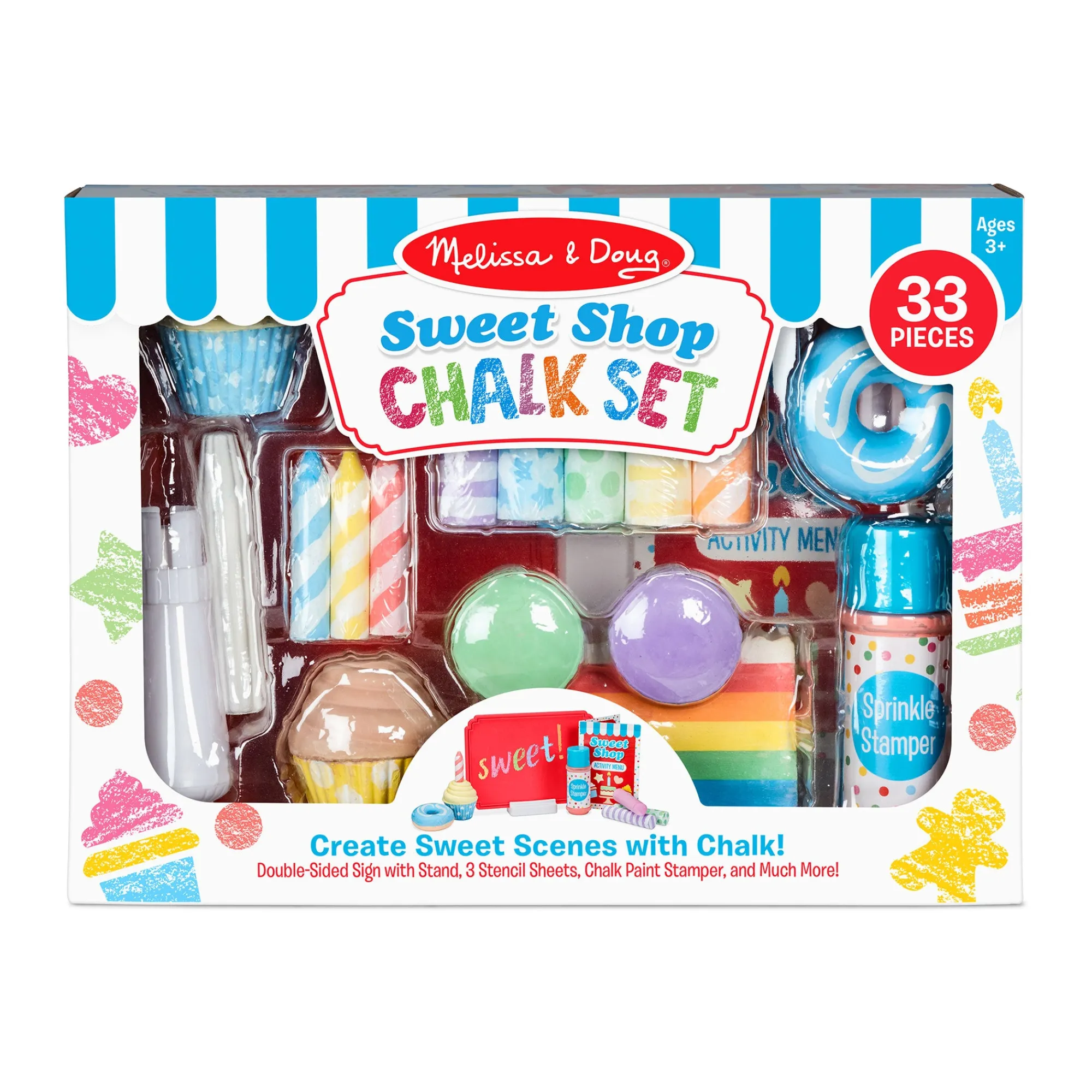 Sweet Shop Chalk Play Set>Melissa & Doug Best