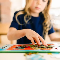 Take-Along Magnetic Jigsaw Puzzles – On the Farm><noscript><img width=