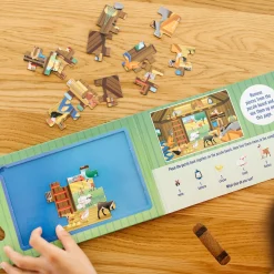 Take-Along Magnetic Jigsaw Puzzles – On the Farm><noscript><img width=
