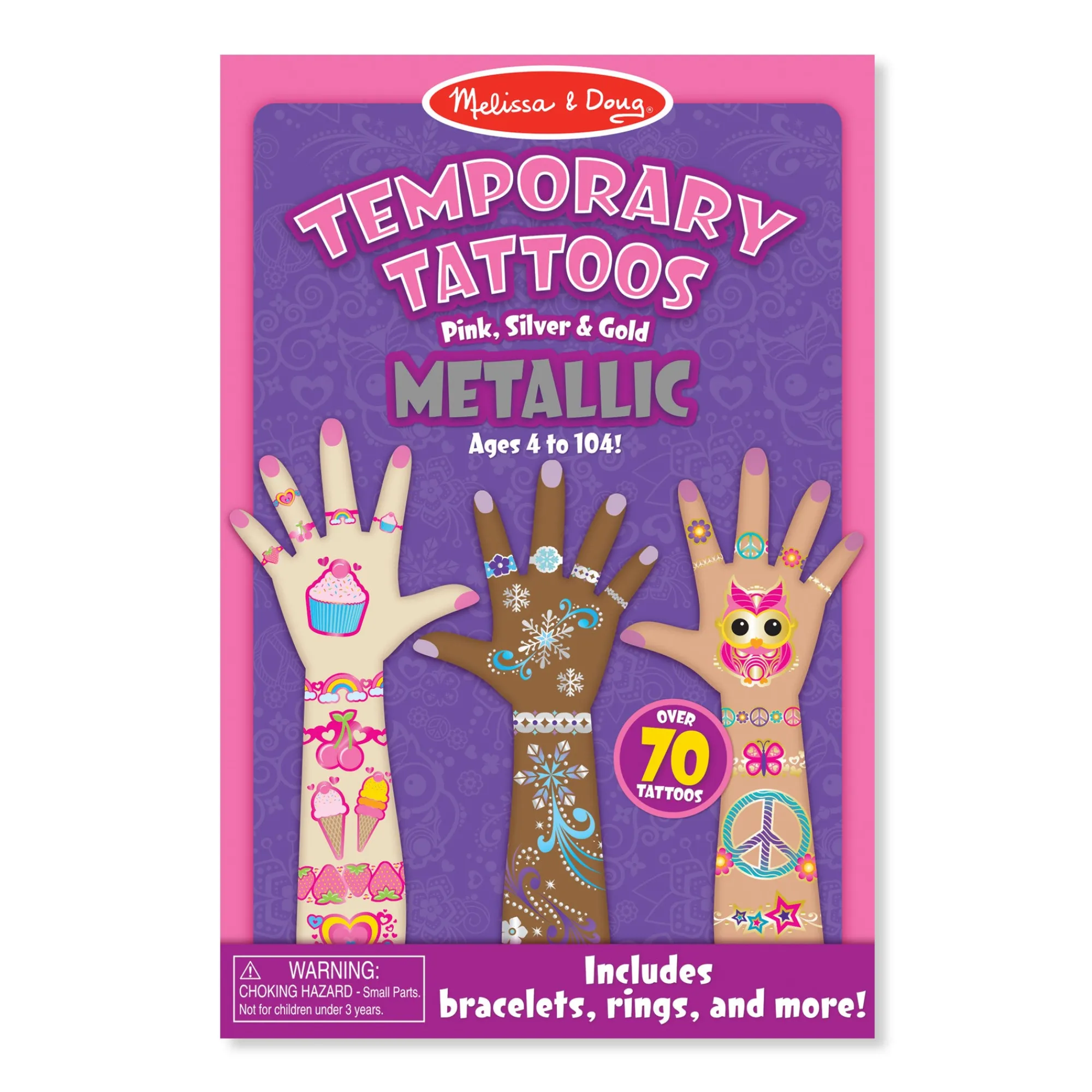 Temporary Tattoos - Metallic>Melissa & Doug Clearance