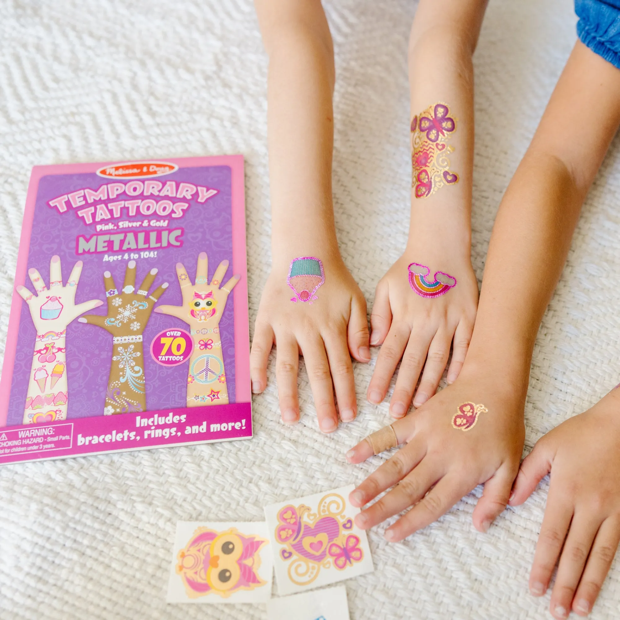 Temporary Tattoos - Metallic>Melissa & Doug Clearance