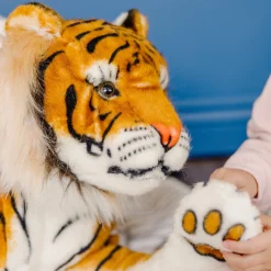 Tiger Lifelike Plush Stuffed Animal><noscript><img width=
