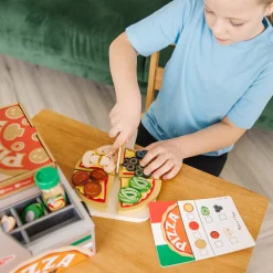 Top & Bake Pizza Counter - Wooden Play Food><noscript><img width=